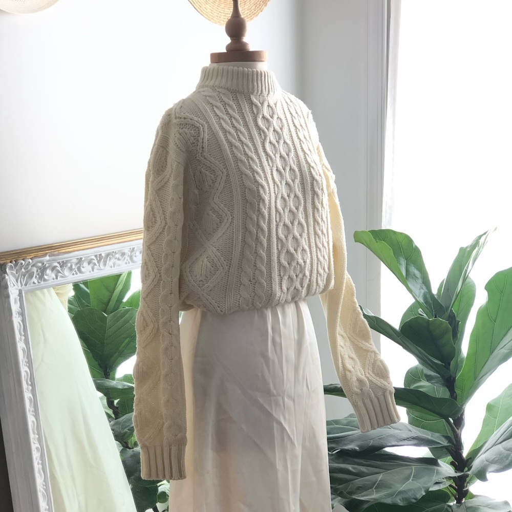 True Vintage Fisherman jumper sweater, size large